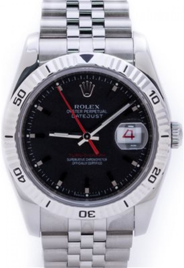 Rolex 116264 White Gold & Steel on Jubilee Black with Luminous Index